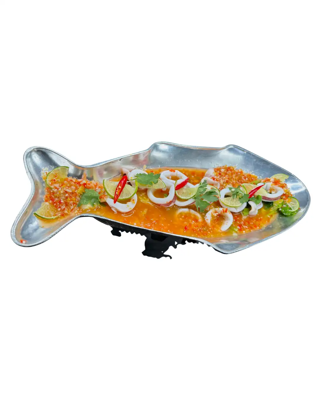 Steamed Squid with Lemon